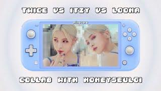 twice vs itzy vs loona with honeyseulgi 