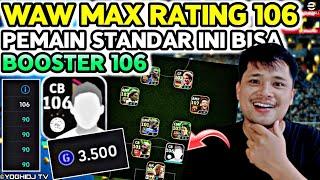 WAW PEMAIN STANDAR INI TEMBUS BOOSTER 106 HARGA CUMA 3000 GP EFOOTBALL 2025 MOBILE