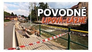 Povodně v Jeseníku (19. 9. 2024) | Následky v obci Lipová-lázně