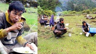 shepherd team's dinner in the pastoral Land || Rural Nepal Quest ||