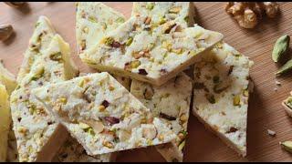 Sheer Pira Recipe / Afghan Sweet Shir Pera quick and easy - Milk Fudge