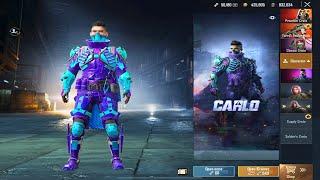 Opening New Character Carlo And Upgraded To Max Level 10 | 25.000 UC - PUBG Mobile