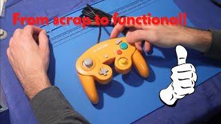 Fixing Goodwill Junk: Tearing down and reconditioning a Nintendo GameCube Controller to like new!