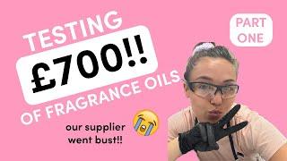 Testing out over £700 worth of fragrance oils IN ONE DAY!?!