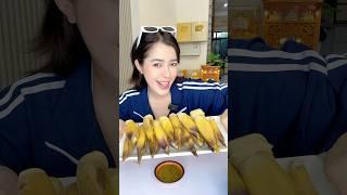 Northwest Sweet Bamboo Shoot Mukbang | Linh Barbie TV