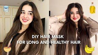 Banana & Yogurt Hair Mask For long, Shiny,  & Soft Hair