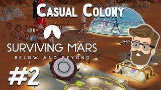 Founders Scramble (Casual Colony Part 2) - Surviving Mars Below & Beyond Gameplay