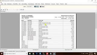 THMS:- How we can check Daily Sale Report (daily Business Report)of all Departments