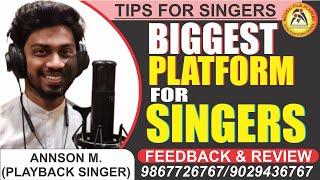 Playback Singer Annson Menezes | The Biggest Film Playback Singing School in Mumbai | India.