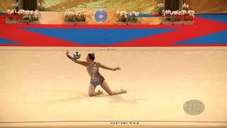 GAUDIO Natalia (BRA) - 2018 Rhythmic Worlds, Sofia (BUL) - Qualifications Ball