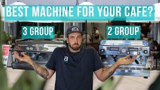 Is a 2-Group or 3-Group Coffee Machine Best for Your Café? (What you need to know)