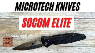 Microtech Socom Elite Signature Series Pocketknife. Fablades Full Review