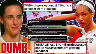 WNBA Players WANT MORE MONEY after League Reportedly LOST $40 MILLION Despite Caitlin Clark!