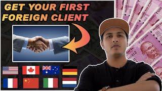 How To Get Your First Foreign SMMA Client - How To Get International Clients - Shivam Chhuneja