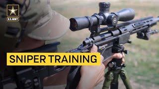 Army Snipers Train at Moving Target Range