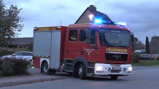 [Sirenenalarm - Feuer in Kinderheim] Einsatzfahrten FF Winnemark & FF Schönhagen-Höxmark