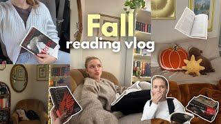 Fall reading vlog : how many pages can I read in a week? *spoiler free*