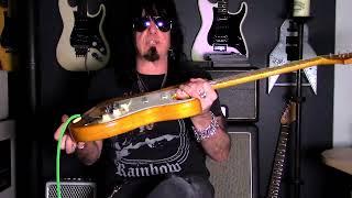 Joe Stump describes his 1972 Fender Strat modded to Ritchie Blackmore Specifications Burn Era