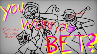 "You wanna bet?" (with captions Yippee :D) | @SunMoonShow animatic