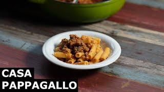 Tortiglioni con ragù di salsiccia