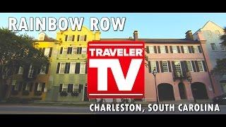 Rainbow Row - Charleston SC Sightseeing -  Famous Landmark