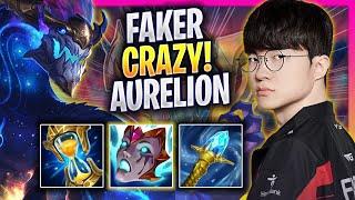 FAKER CRAZY GAME WITH AURELION SOL! - T1 Faker Plays Aurelion Sol MID vs Qiyana! | Season 2024