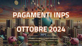 PAGAMENTI INPS OTTOBRE 2024 (le date da segnare nel calendario)