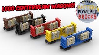 Lego Centerbeam Train Wagons!