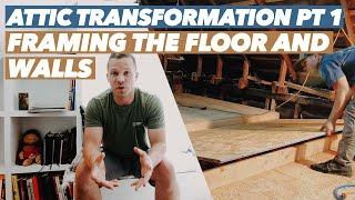 Attic Transformation Part 1 |  Floor & Walls