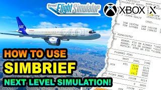 How to use SimBrief with Microsoft Flight Simulator | XBOX X/S COMPATIBLE - BEGINNERS GUIDE