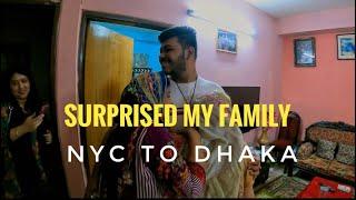 Surprised My Family After 8 Months |Flying To Bangladesh from New York | New York To Dhaka