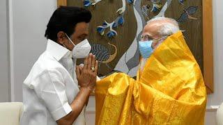 Tamil Nadu CM MK Stalin meets with PM Narendra Modi || Stlin Delhi Tour