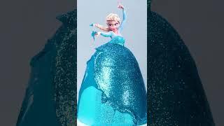 Amazing Tsunami Elsa Princess Cake Recipe #Shorts