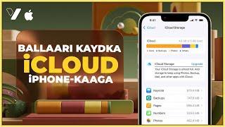 SIDA LOO KORDHIYO KAYDKA iCloud-ka IPHONE-kaaga.