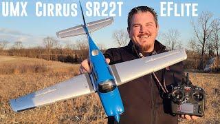 EFlite - UMX Cirrus SR22T - Maiden Flights + Unbox, Build, Radio Setup