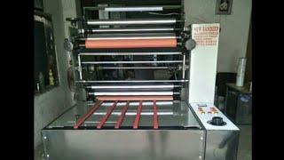 PAPER LAMINATION MACHINE  BY  NEW SANDEEP MACHINE TOOLS HEAVY DUTY DUPLEX, SHEET TO ROLL LAMINATION