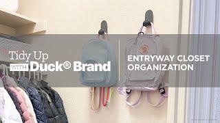 Tidy Up with Duck® Brand: Entryway Closet Organization