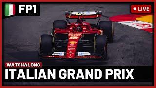 F1 Live: Italian GP Free Practice 1 - Live Timing and Commentary