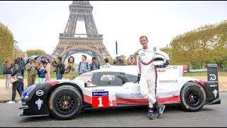 PORSCHE M'A FAIT CONDUIRE UNE LMP1 DANS PARIS!!