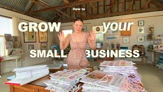 How to GROW your SMALL BUSINESS & make more SALES by 2025 + customisable actionable steps