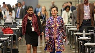 Musical Present for Christiana Figueres, former UNFCCC Executive Secretary