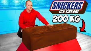 Riesen SNICKERS Eiscreme | So bauen Sie das größte DIY- SNICKERS Eiscreme der Welt von VANZAI