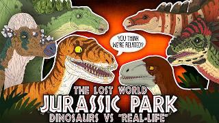 The Lost World: Jurassic Park Movie Dinosaurs Compared To Real Life (ANIMATED)