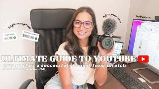 HOW TO START A SUCCESSFUL YOUTUBE CHANNEL: equipment, software, growth tips & making better videos