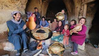 Life in a Cave: A Village Family’s Winter Survival & Traditional Cooking Experience ️