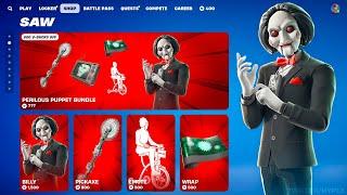 SAW x FORTNITE Collab in Fortnite! (BILLY Skin & Other Cosmetics)