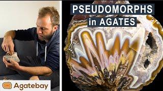 Special PSEUDOMORPHS in AGATES/ Agates explained by Josh #9   -4K-