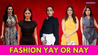 Sonam Kapoor, Shalini Passi, Ananya Look Very Demure & Chic, Shamita Shetty & Others Fail To Impress