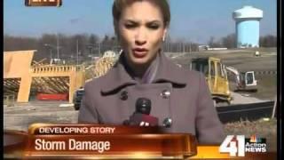Wind destroys KC construction project