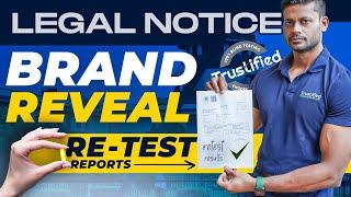 LEGAL NOTICE OF INR 20 CRORES RECEIVED || BRAND NAME DISCLOSED & RE-TEST LAB RESULTS REVEALED ||